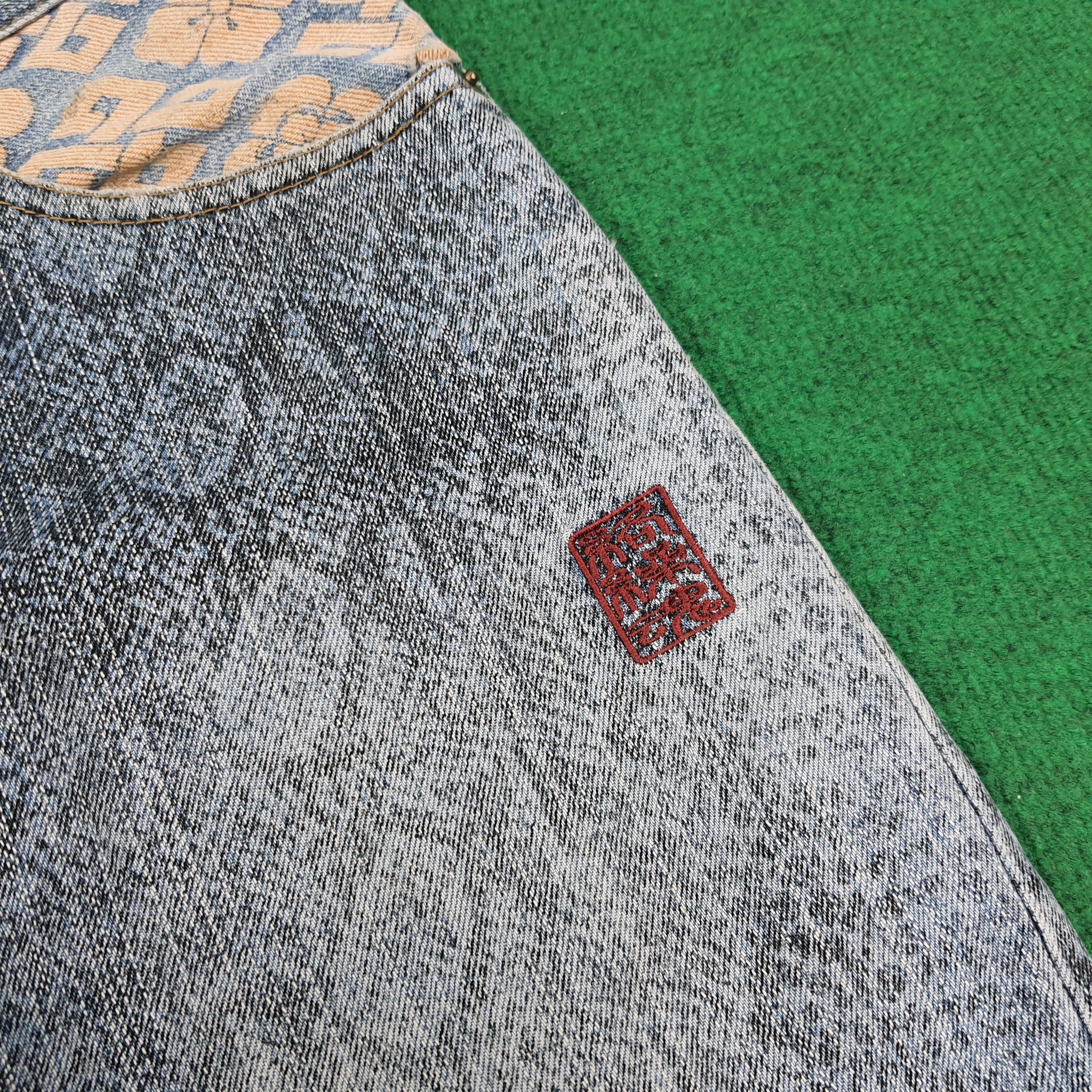 Karakuri Tamashii Karakuri Tamashii Snake Pattern Denim Full Embroidery E1N35 Size US 32 / EU 48 - 8 Thumbnail