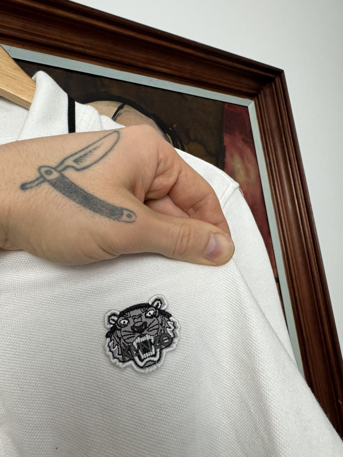 Kenzo 🐅 Kenzo Paris Tiger Polo Longsleeve Rare Retro Hype Y2K Size US M / EU 48-50 / 2 - 3 Thumbnail