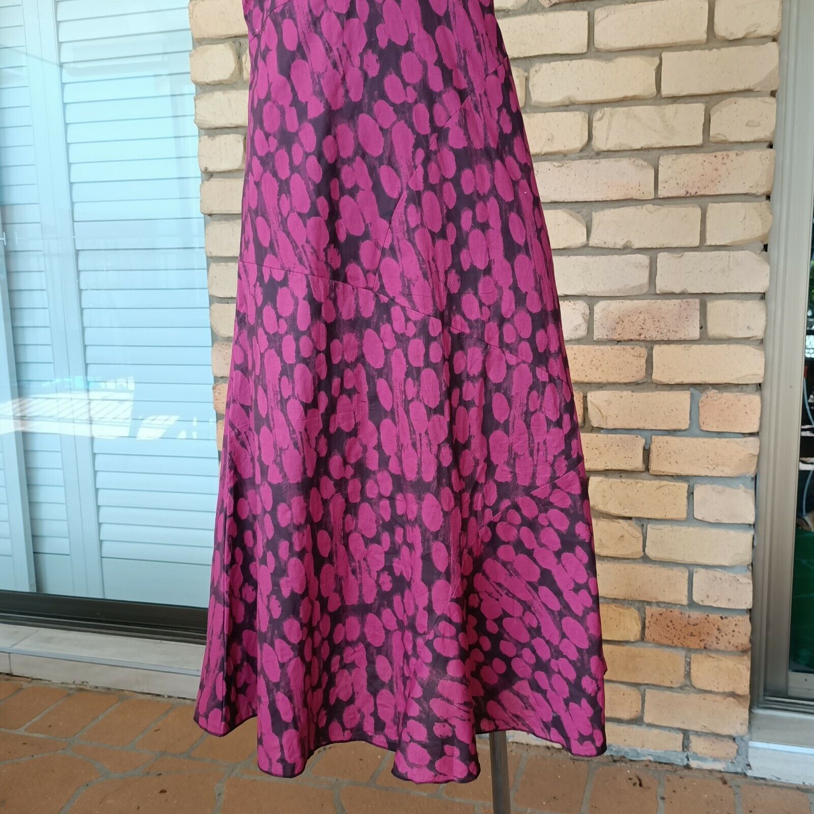 Designer × Vintage Boom Shankar Dress Size 10 Pink A Line Midi Size M / US 6-8 / IT 42-44 - 6 Thumbnail