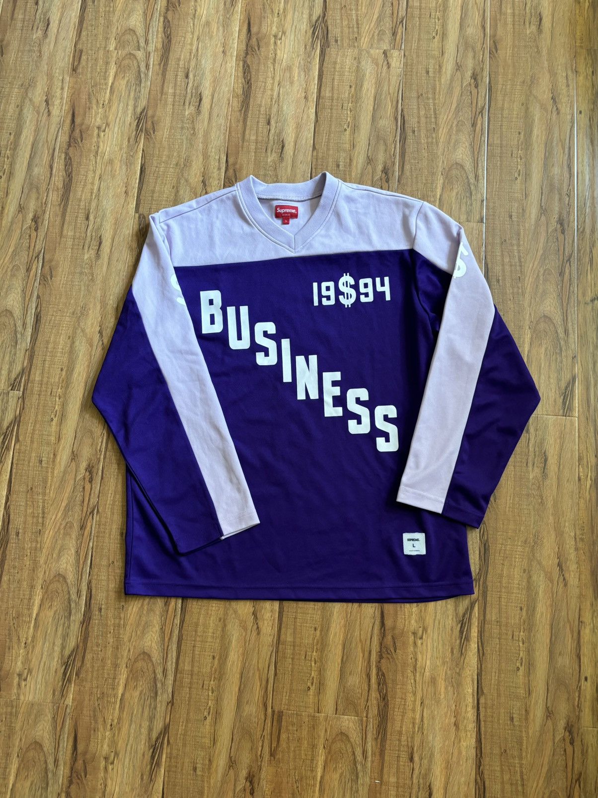 Supreme Supreme Business Hockey Jersey Purple - Size L | Grailed
