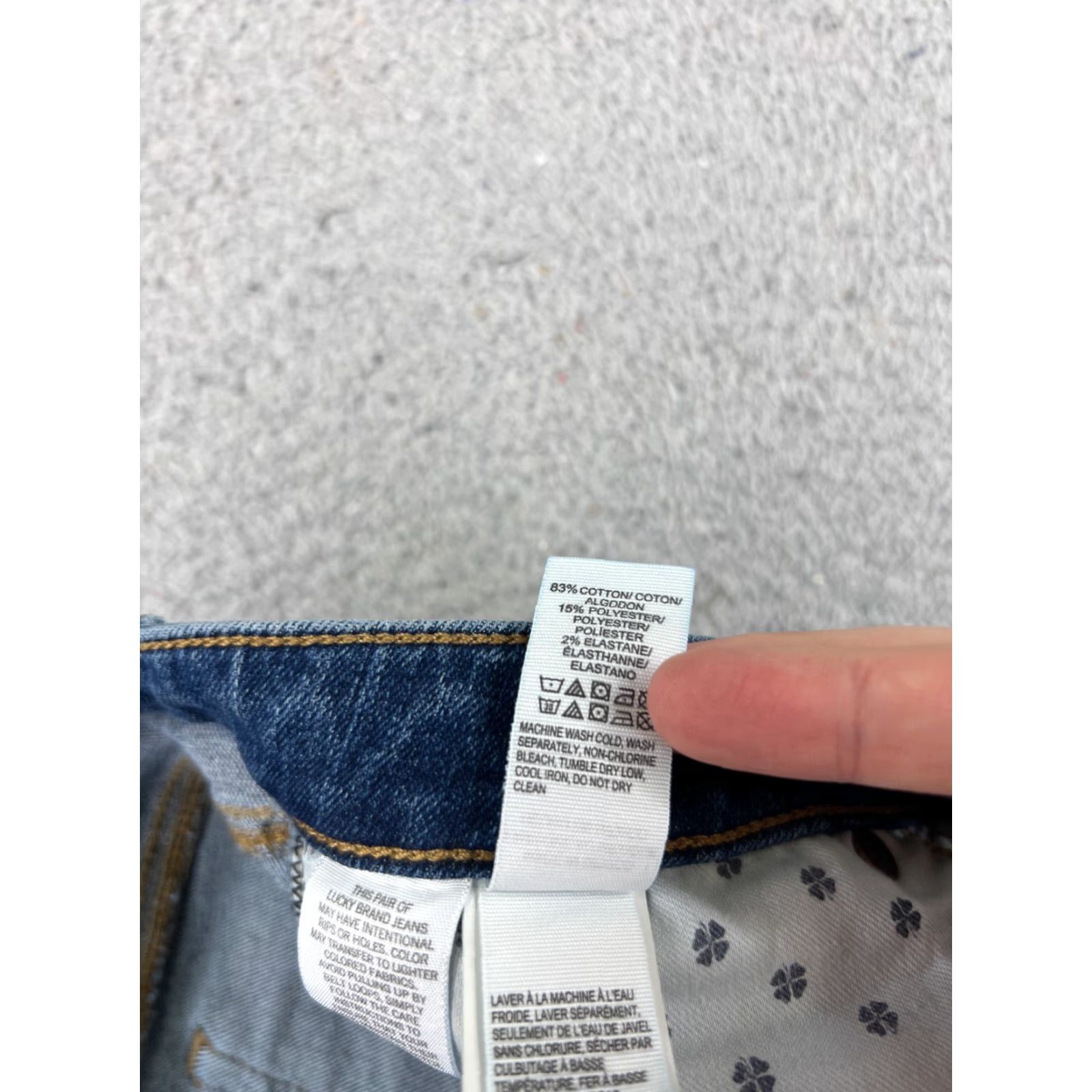 Lucky Brand Lucky Brand Women’s Skinny Jeans 6 Blue Denim Cotton Blend Low Rise 28x28 Retro Classic Size 28" / US 6 / IT 42 - 7 Thumbnail
