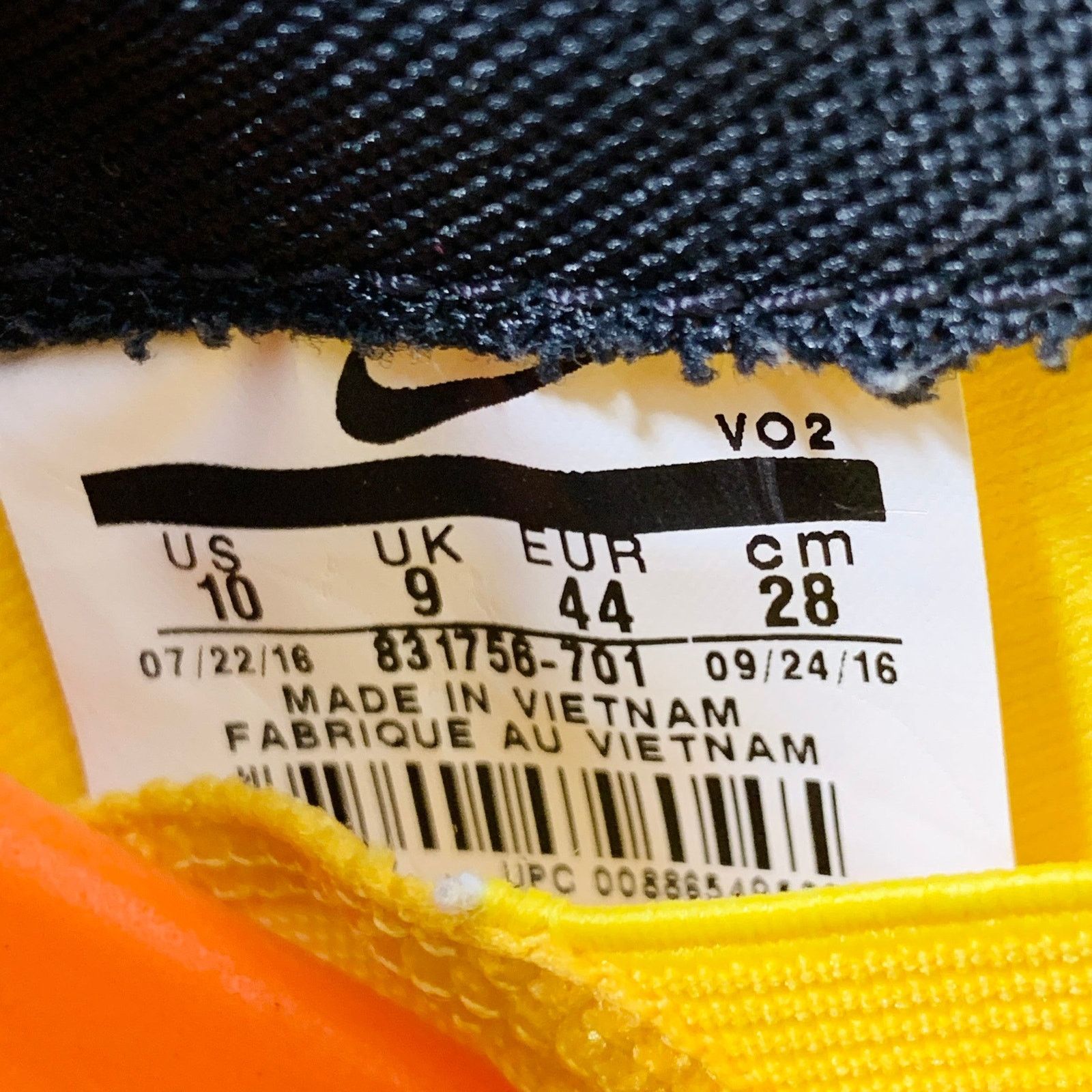 Nike SB Bruin Hyperfeel Yellow Black Suede Lace-Up Sneakers Size US 10 / EU 43 - 8 Thumbnail
