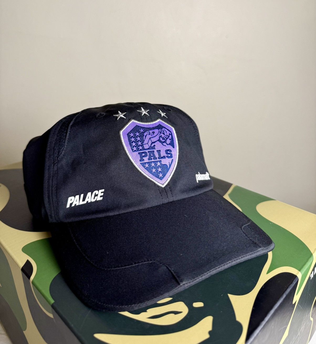 Palace Palace Palamat Shell 6-Panel Black Hat Size ONE SIZE - 2 Thumbnail
