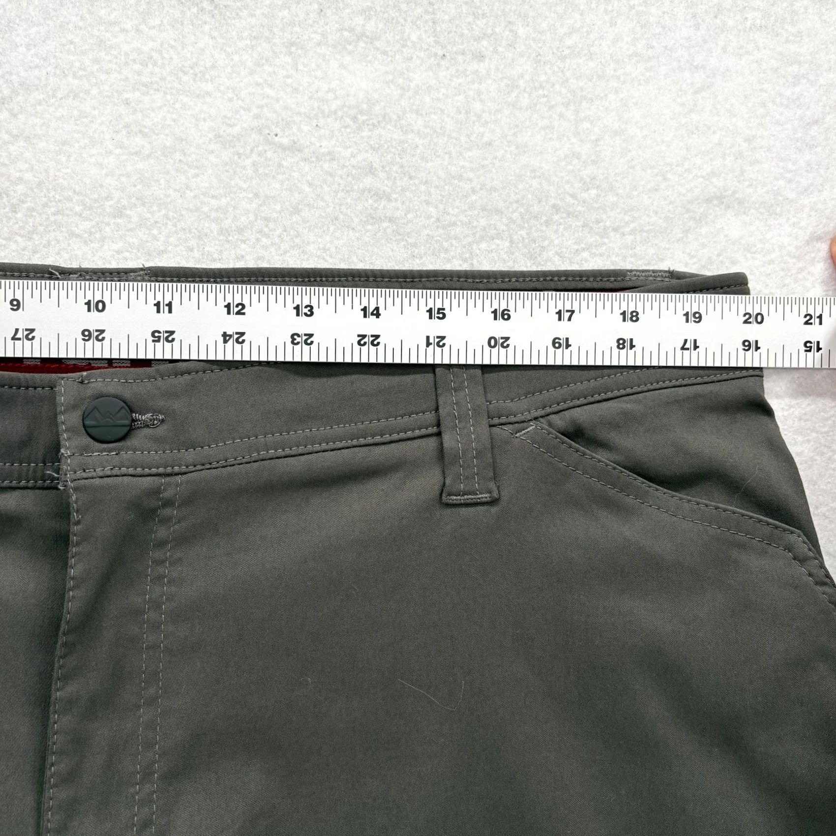 Wrangler Wrangler Cargo Pants Mens 40x32 Gray Nylon Spandex Lightweight Stretch Pocket Utility Cargo Size US 40 / EU 56 - 6 Thumbnail