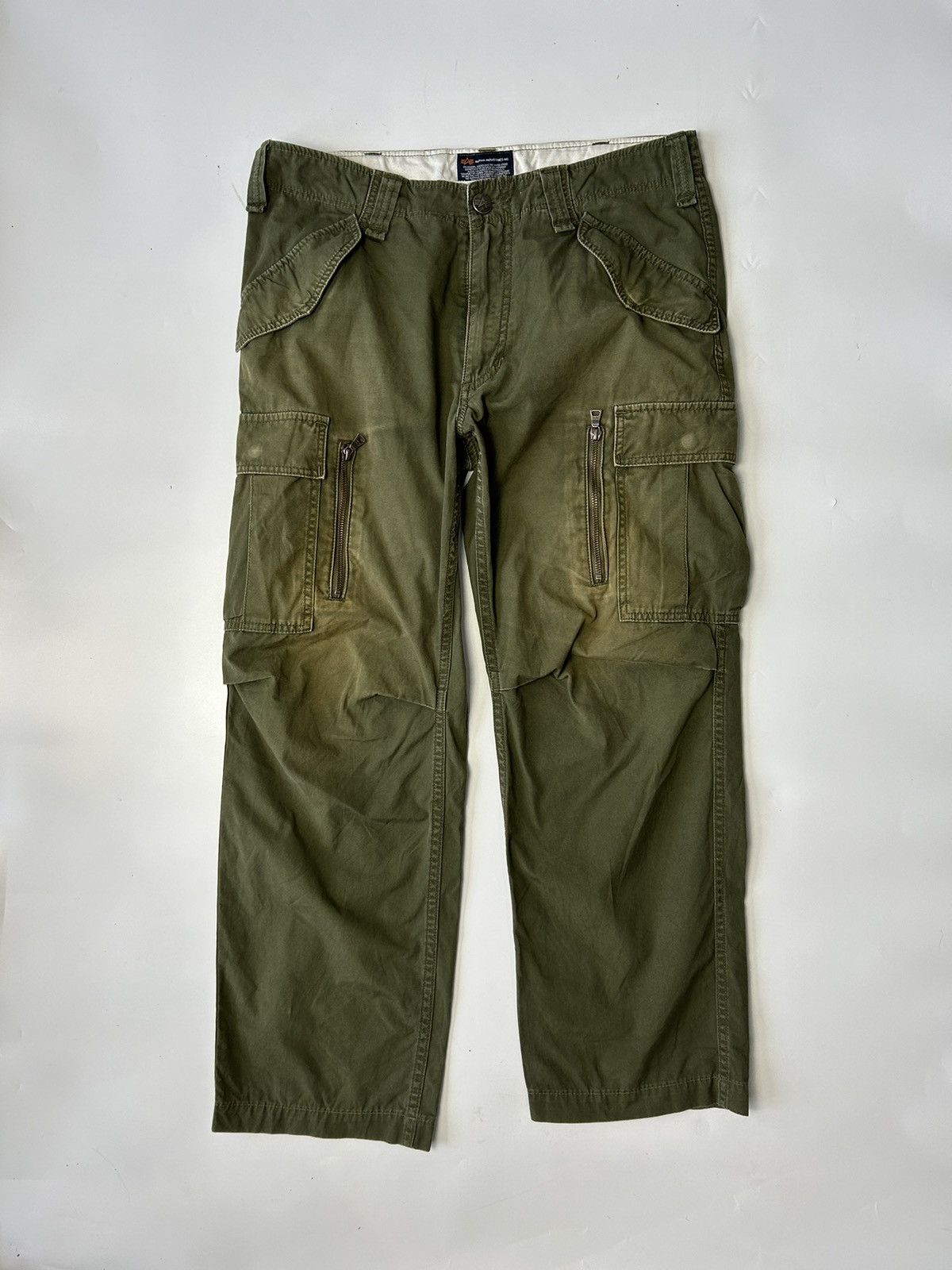 Alpha Industries ALPHA INDUSTRIES INC CARGO PANTS Size US 34 / EU 50 - 2 Thumbnail