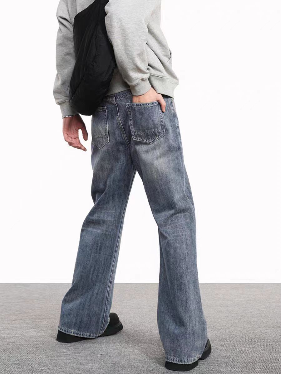 Japanese Brand × Jean Washed micro flare vintage casual jeans Size US 32 / EU 48 - 3 Thumbnail