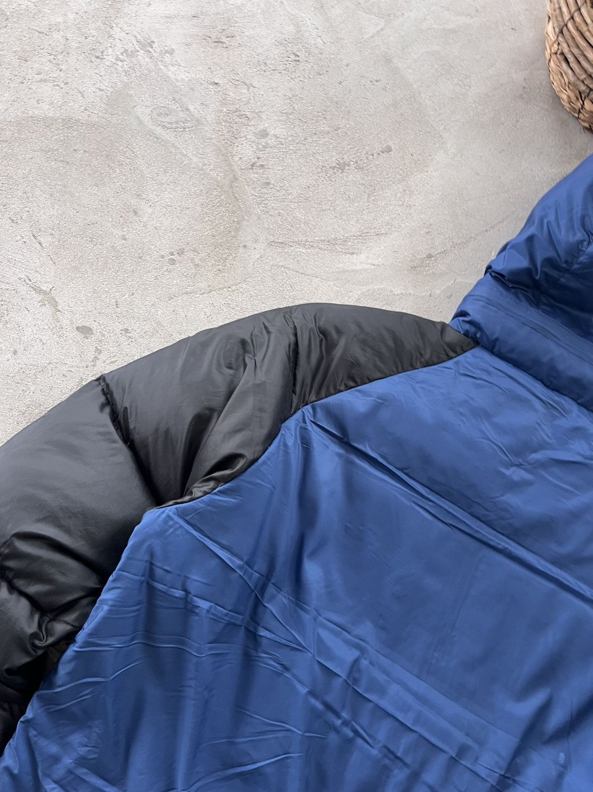 The North Face Vintage Millet Blue Black Outdoor Down Jacket Avantgarde Size US XL / EU 56 / 4 - 13 Thumbnail