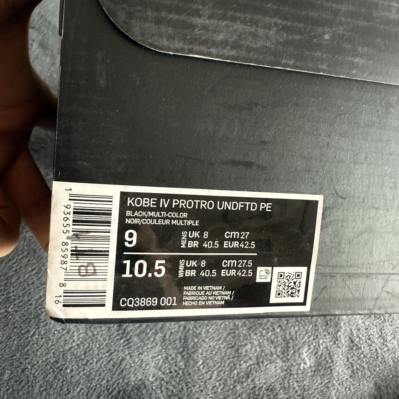 Nike × Undefeated Kobe 4 PROTRO UNDFTD PE Size US 9 / EU 42 - 11 Thumbnail
