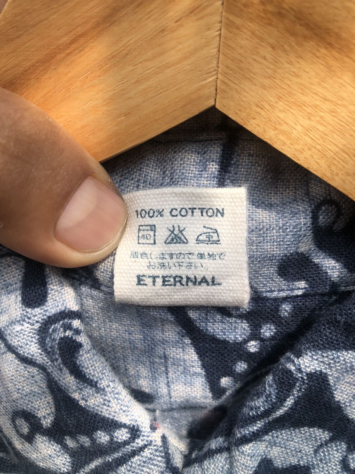 Last Drop‼️VTG ETERNAL KURASHIKI KOJIMA JAPAN Shirt Button Up