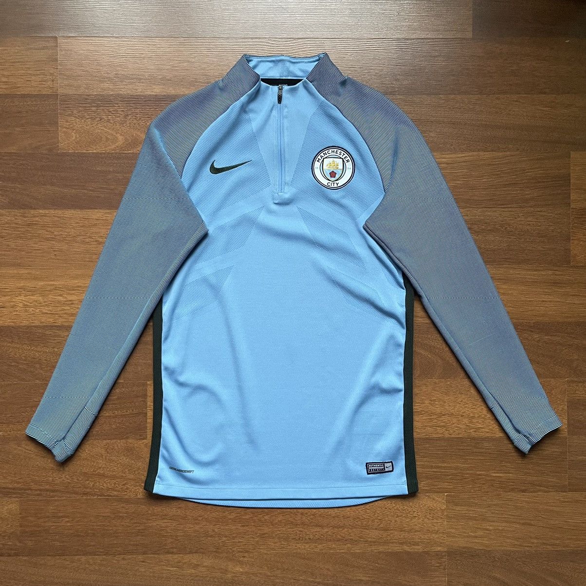 Nike × Vintage MANCHESTER CITY NIKE 2016/2017 FOOTBALL TRAINING TRACK TOP Size US S / EU 44-46 / 1 - 1 Thumbnail