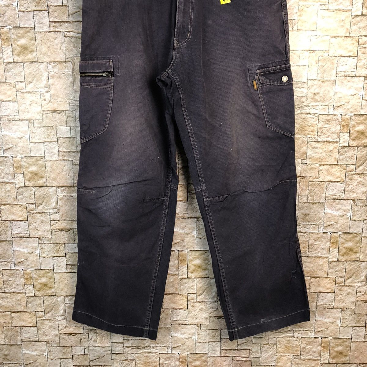 Faded Glory Dogman Purple Cargo Multipocket Pants #A745 Size US 34 / EU 50 - 3 Thumbnail