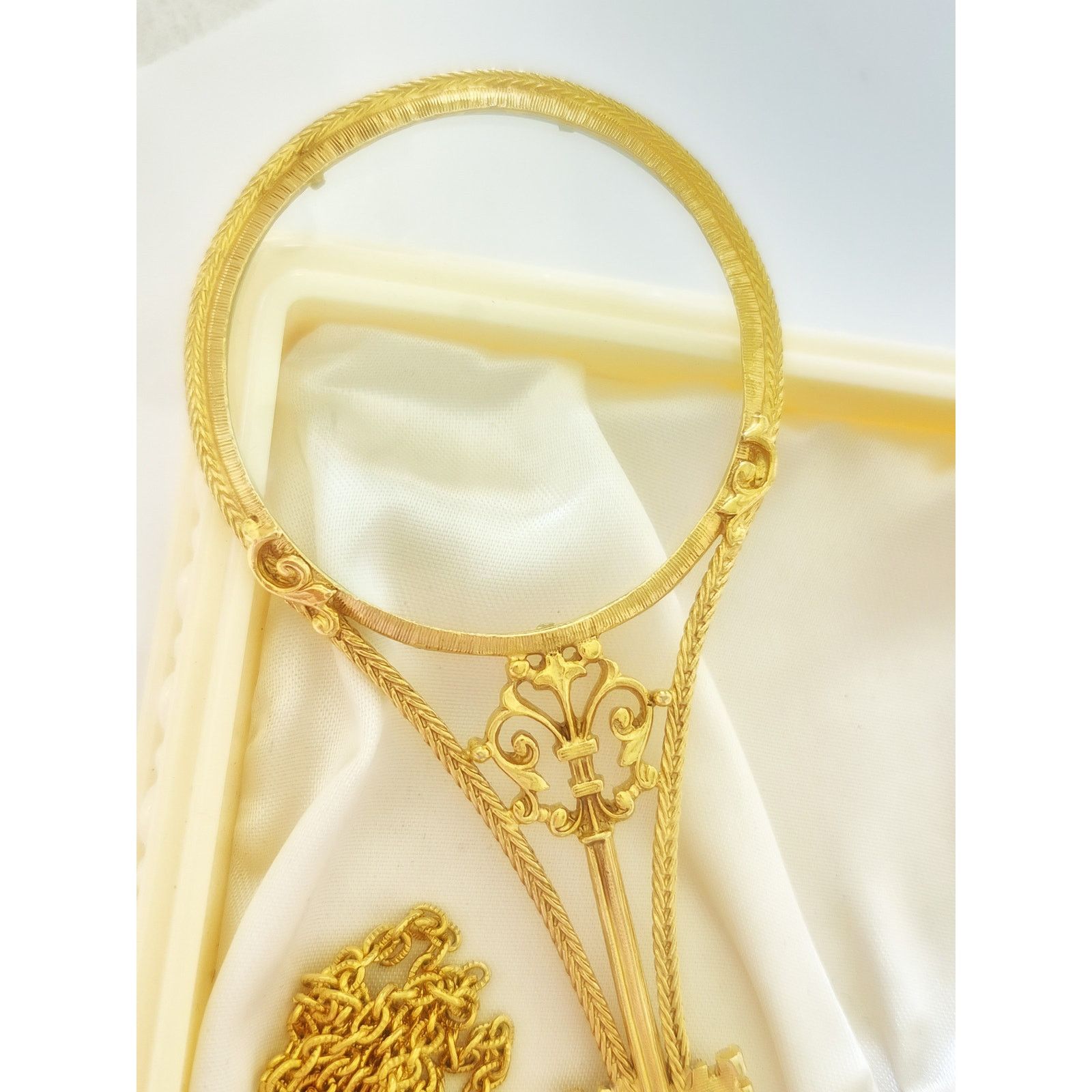 Other Vintage Florenza Magnifying Glass Necklace Size ONE SIZE - 3 Thumbnail