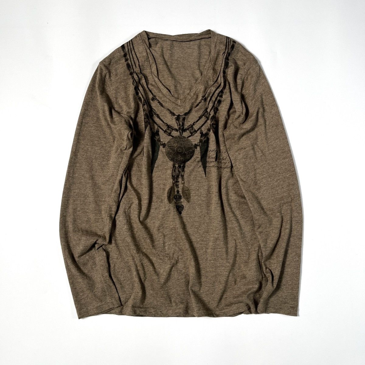 GOA G.O.A. Feather necklace tee Size US S / EU 44-46 / 1 - 1 Thumbnail