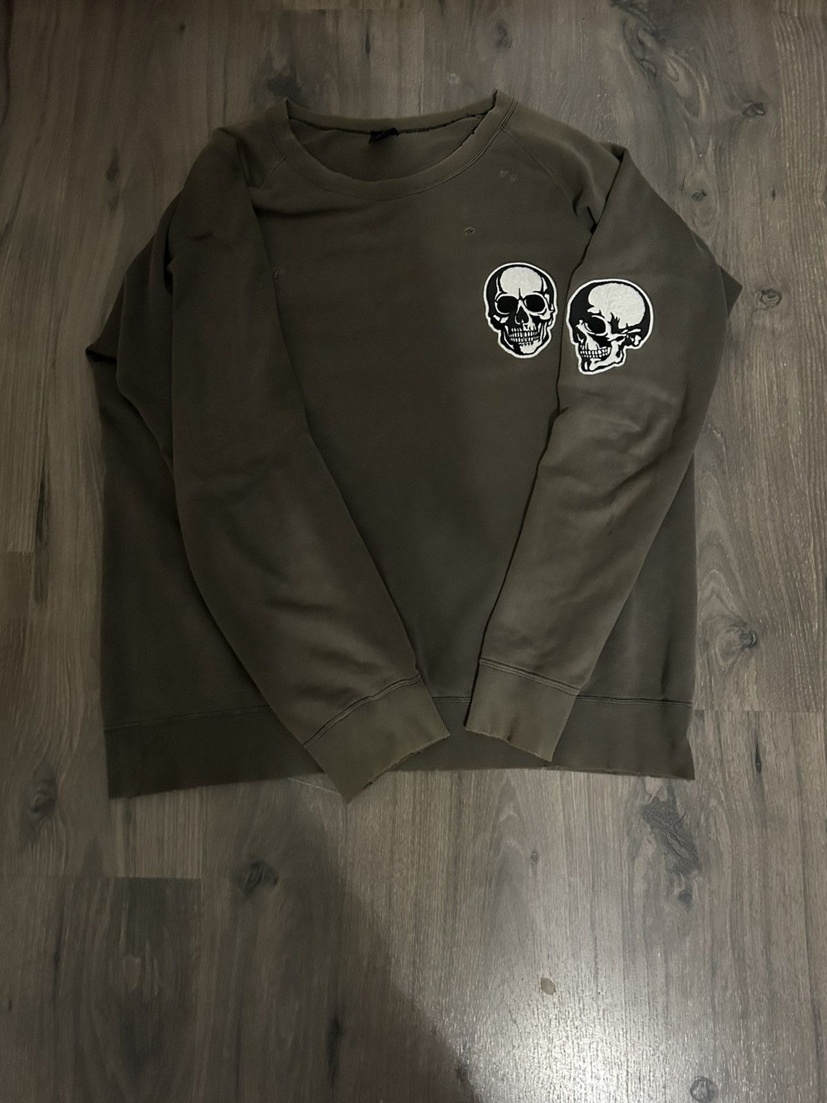 number nine dream baby dream期 04ss SS04 “Dream Baby Dream” - Number (N)ine Double Skull Hoodie