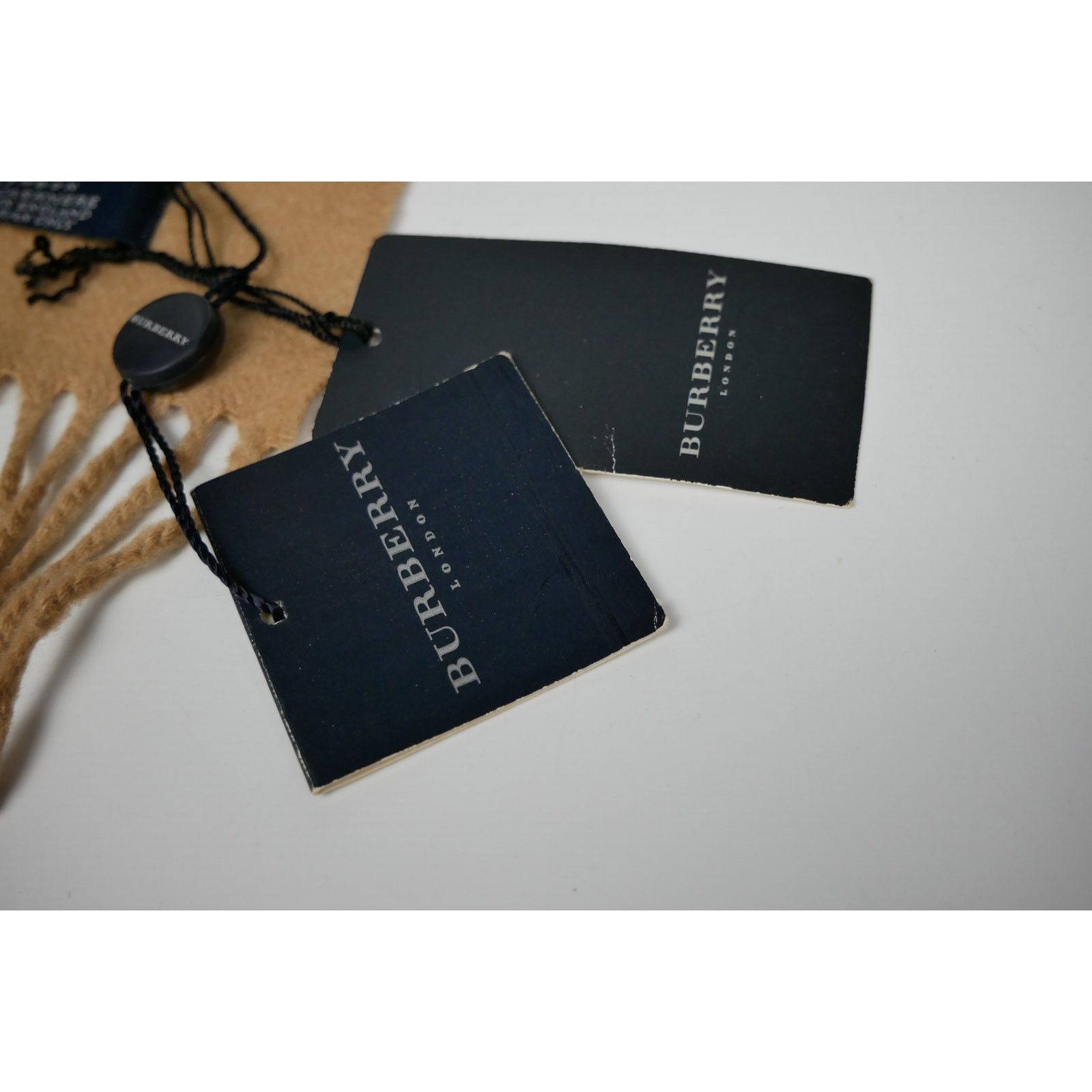 Burberry Burberry Brown Cashmere Scarf Size ONE SIZE - 5 Thumbnail