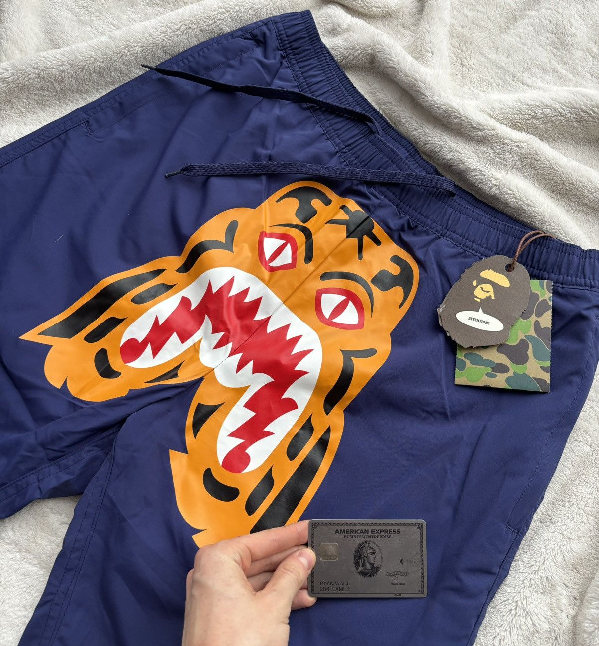 Bape Tiger Beach Shorts Size US 34 / EU 50 - 2 Thumbnail