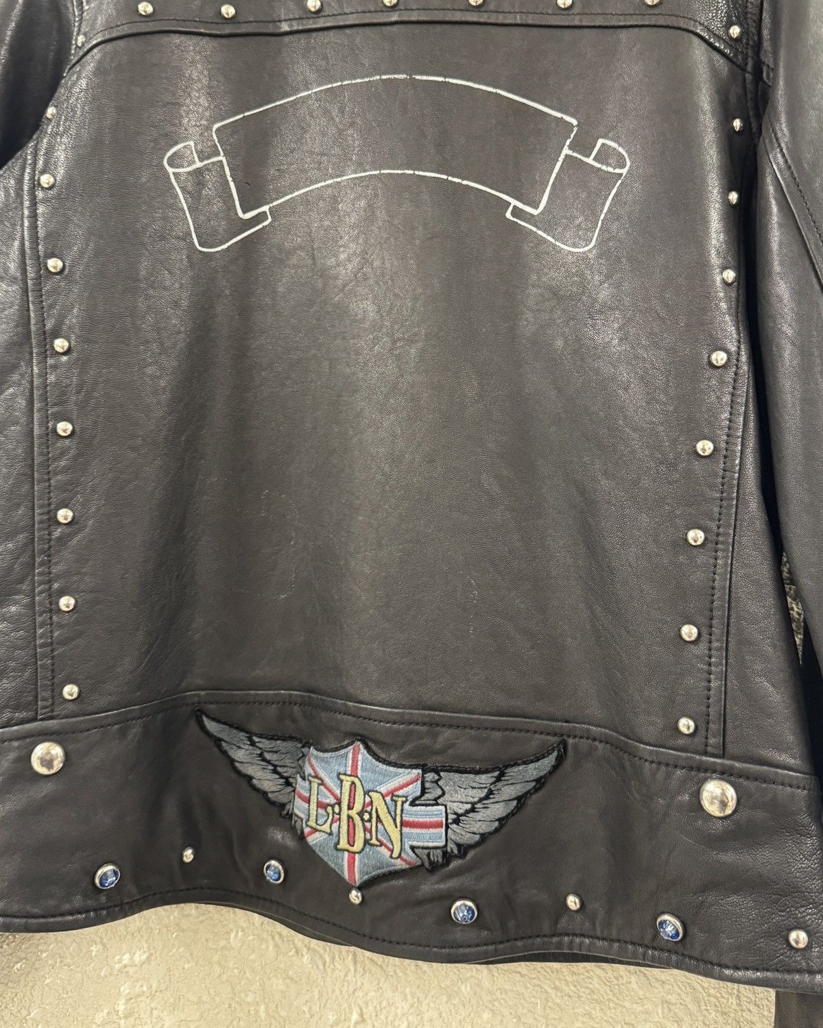 Neighborhood LUKER by NEIGHBORHOOD Custom Studded Leather Jacket Size S Size US S / EU 44-46 / 1 - 5 Thumbnail