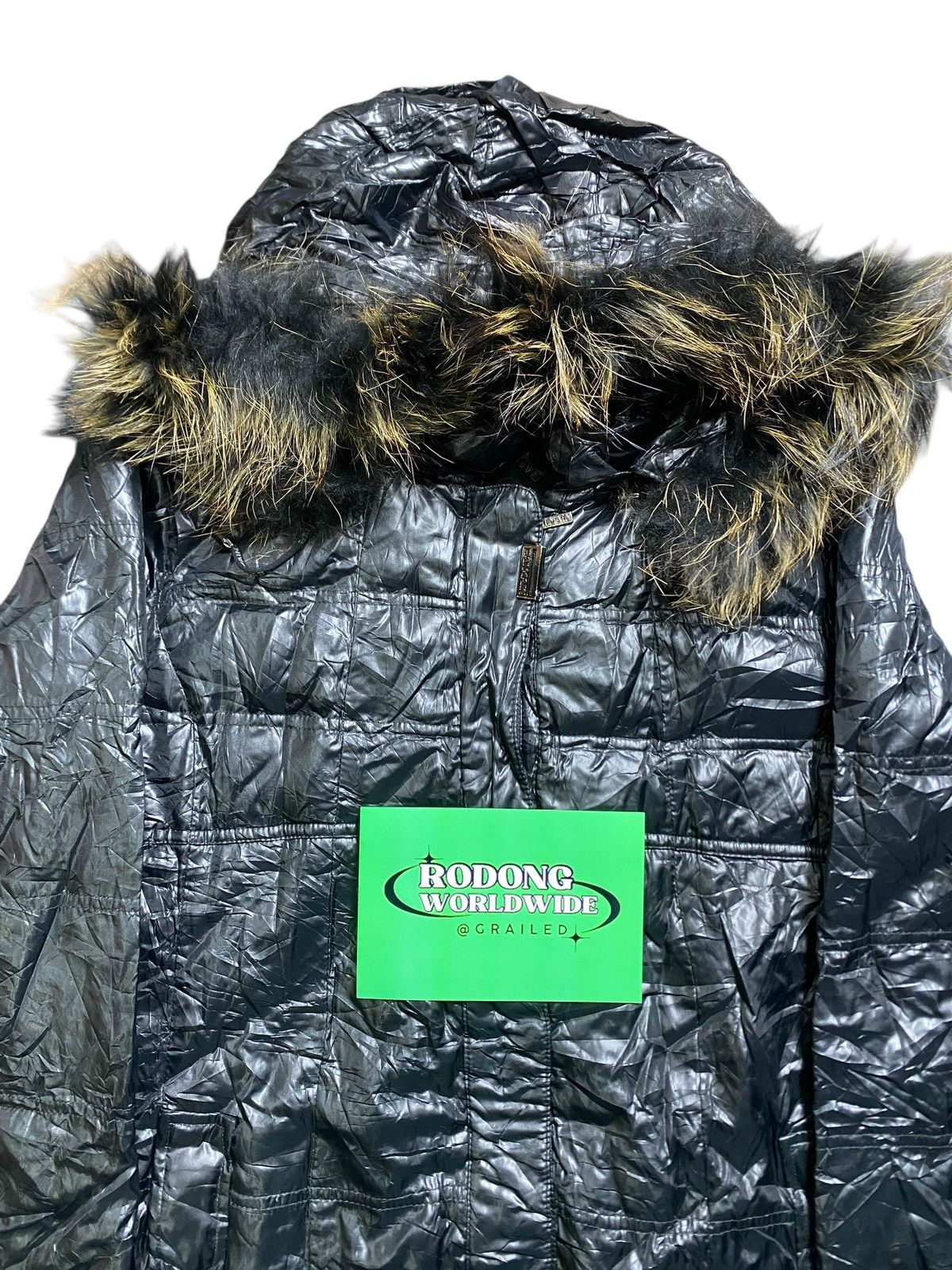 Balmain Balmain Fur Hood Long Coat Glossy Black Puffer Luxury Winter Size US M / EU 48-50 / 2 - 2 Thumbnail