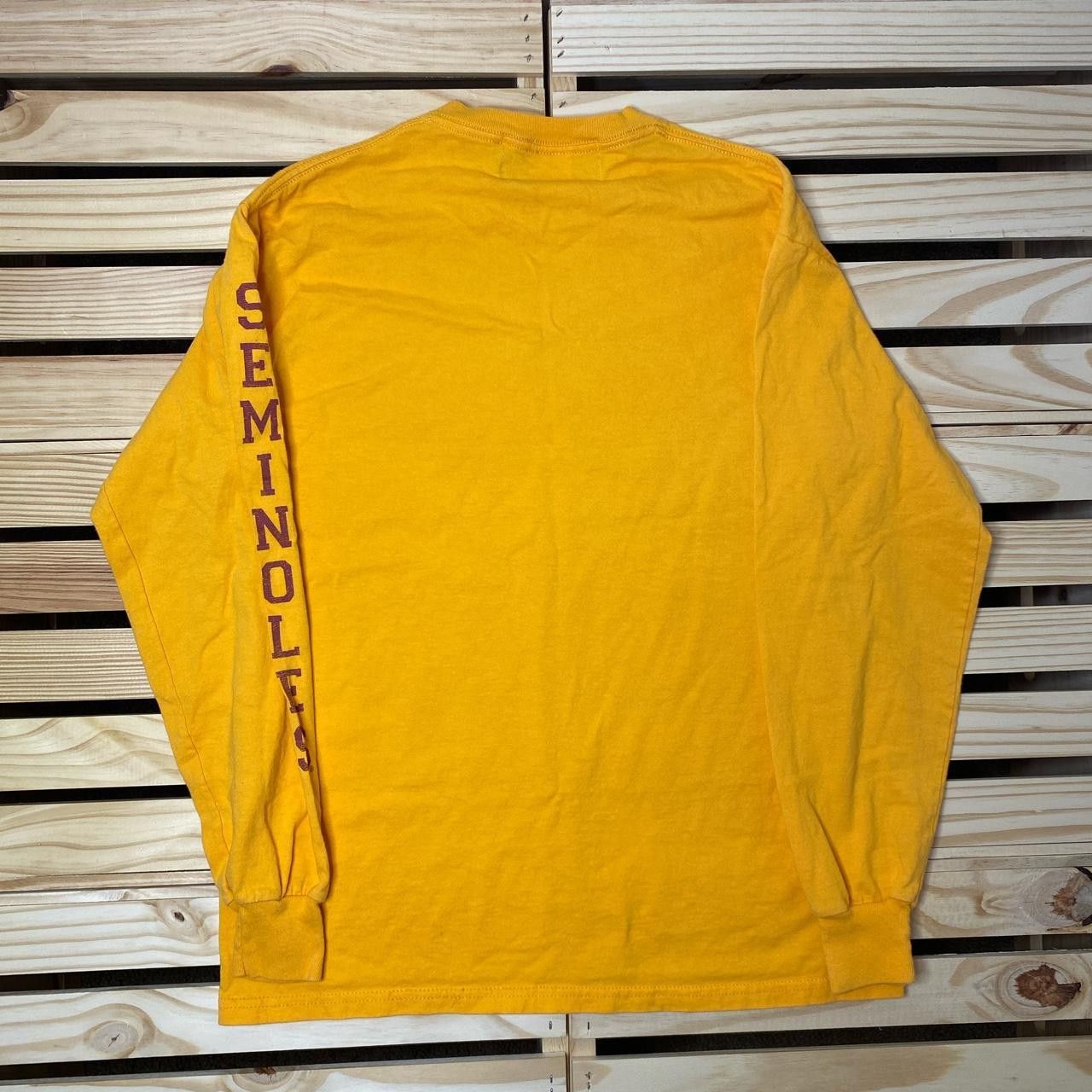 Other intage FSU Florida State University Yellow Tee Size Medium Size US M / EU 48-50 / 2 - 2 Thumbnail