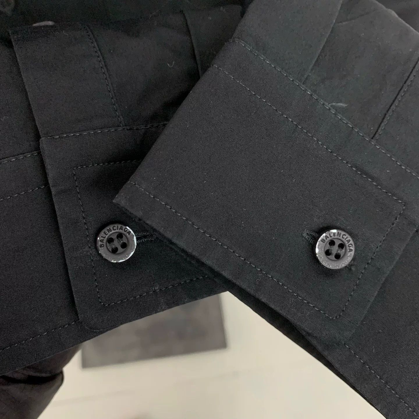 Balenciaga balenciaga black long sleeve button-up shirt Size US M / EU 48-50 / 2 - 6 Thumbnail
