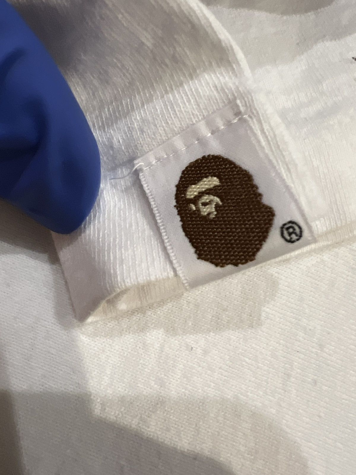 Bape A Bathing Ape x Kid Cudi White Moon Man College Logo T-Shirt Size US XL / EU 56 / 4 - 5 Thumbnail