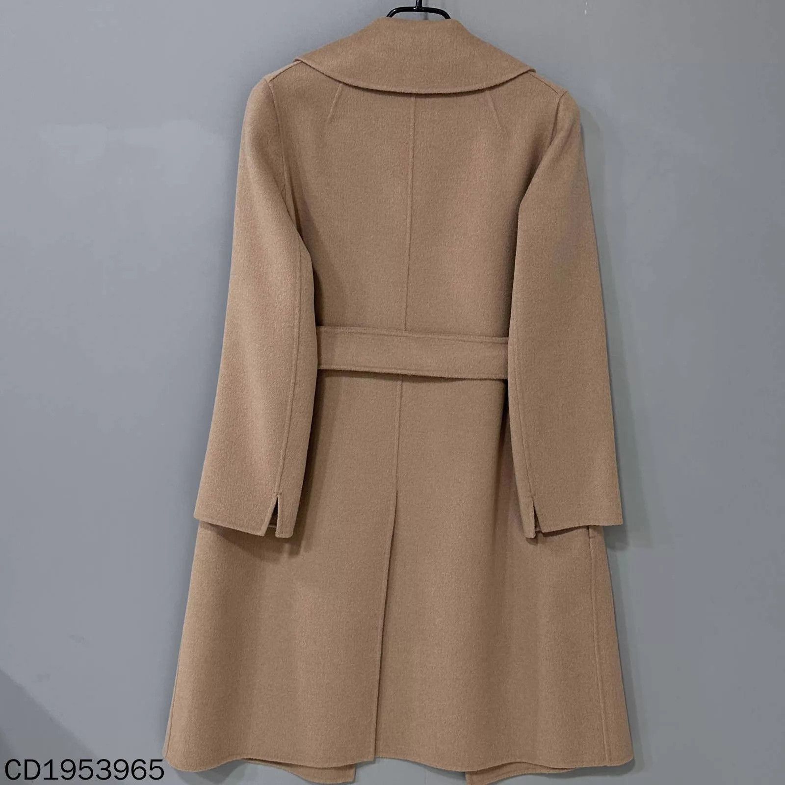 Max Mara MaxMara Khaki Notch Lapel Wool Overcoat 36 Size XS / US 0-2 / IT 36-38 - 3 Thumbnail
