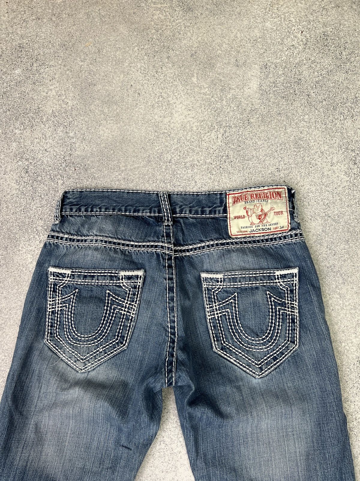 True Religion × Vintage CRAZY TRUE RELIGION Y2K JACKSON SHORTS CHIEF KEEF STYLE Size US 32 / EU 48 - 21 Thumbnail