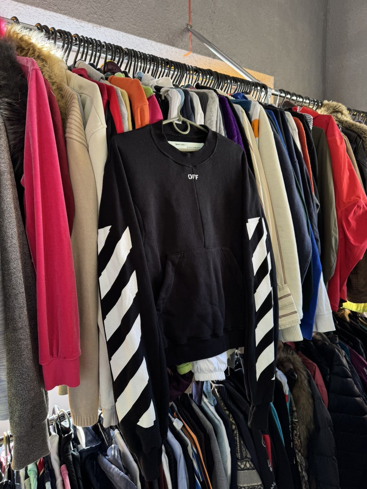 Off-White Off-White Women’s Meteor Cropped Sweatshirt Size M / US 6-8 / IT 42-44 - 3 Thumbnail