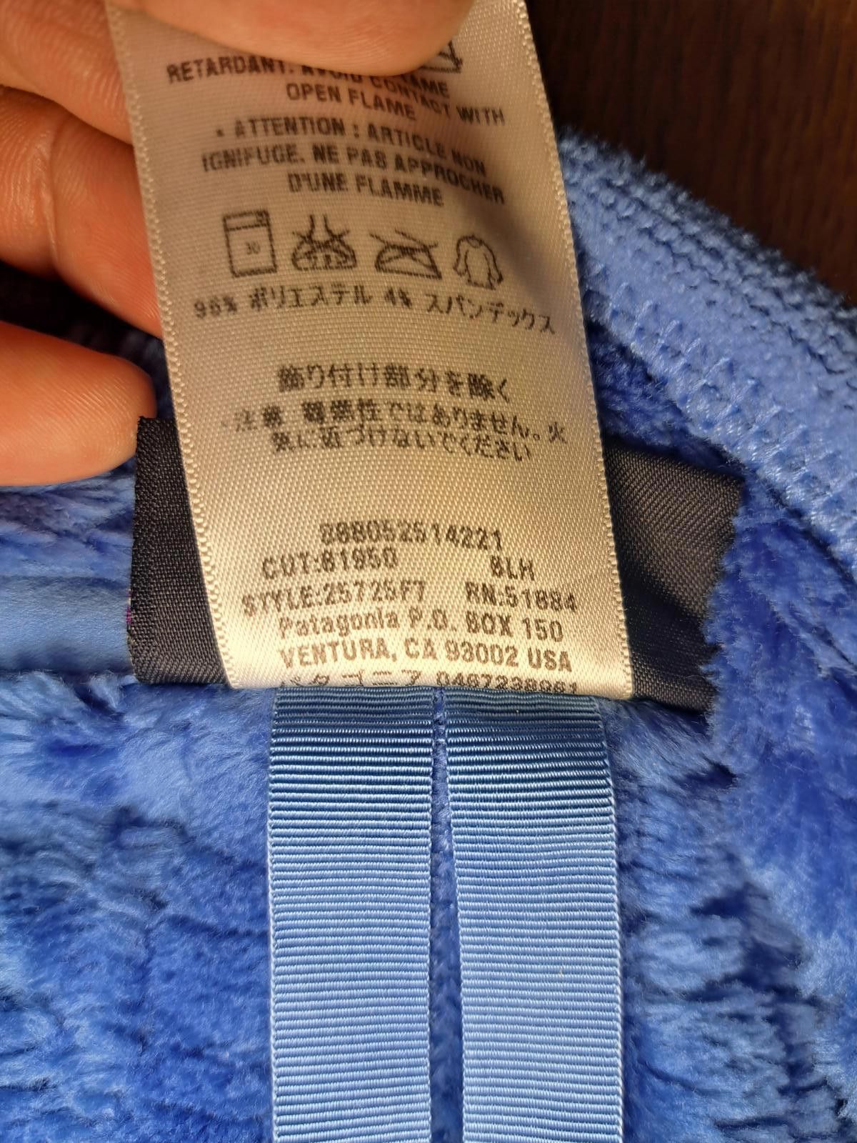Patagonia VINTAGE Patagonia R Fleece Jacket Women Small Blue Polartec Size S / US 4 / IT 40 - 7 Thumbnail