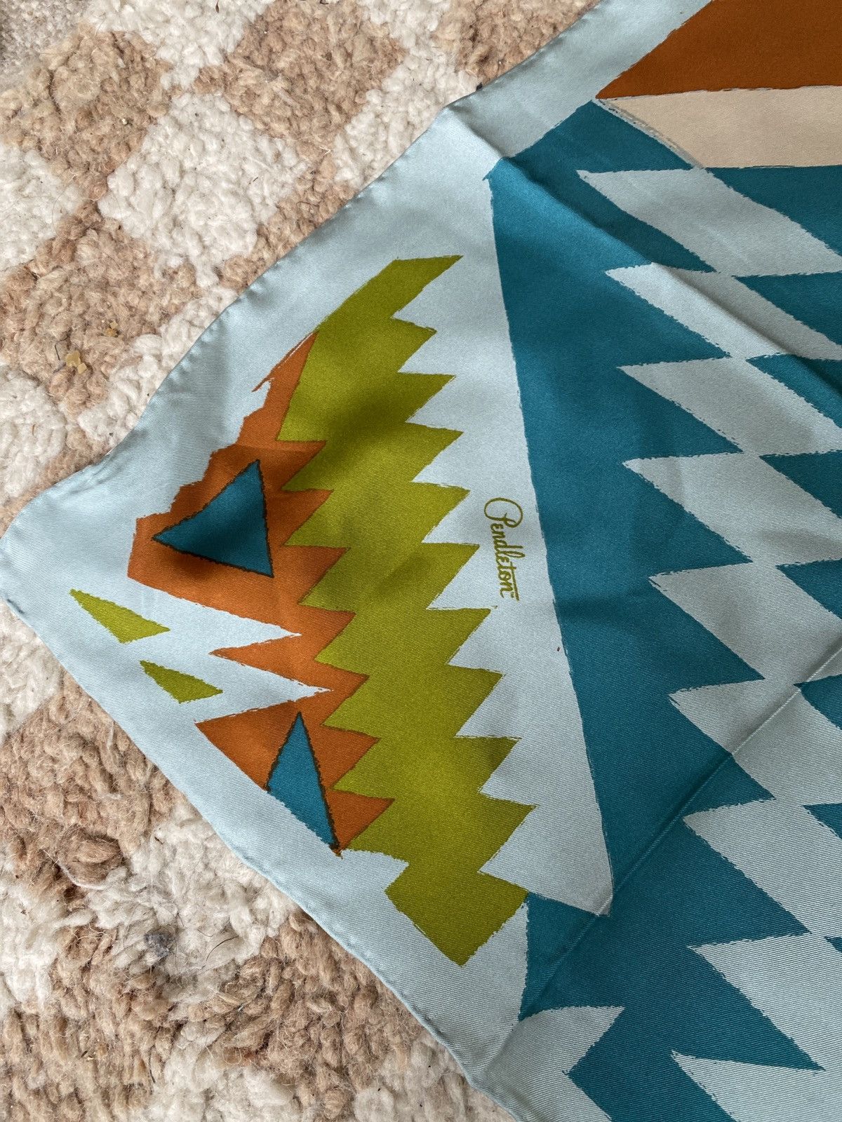 Pendleton - Highland peak multi Silk scarf