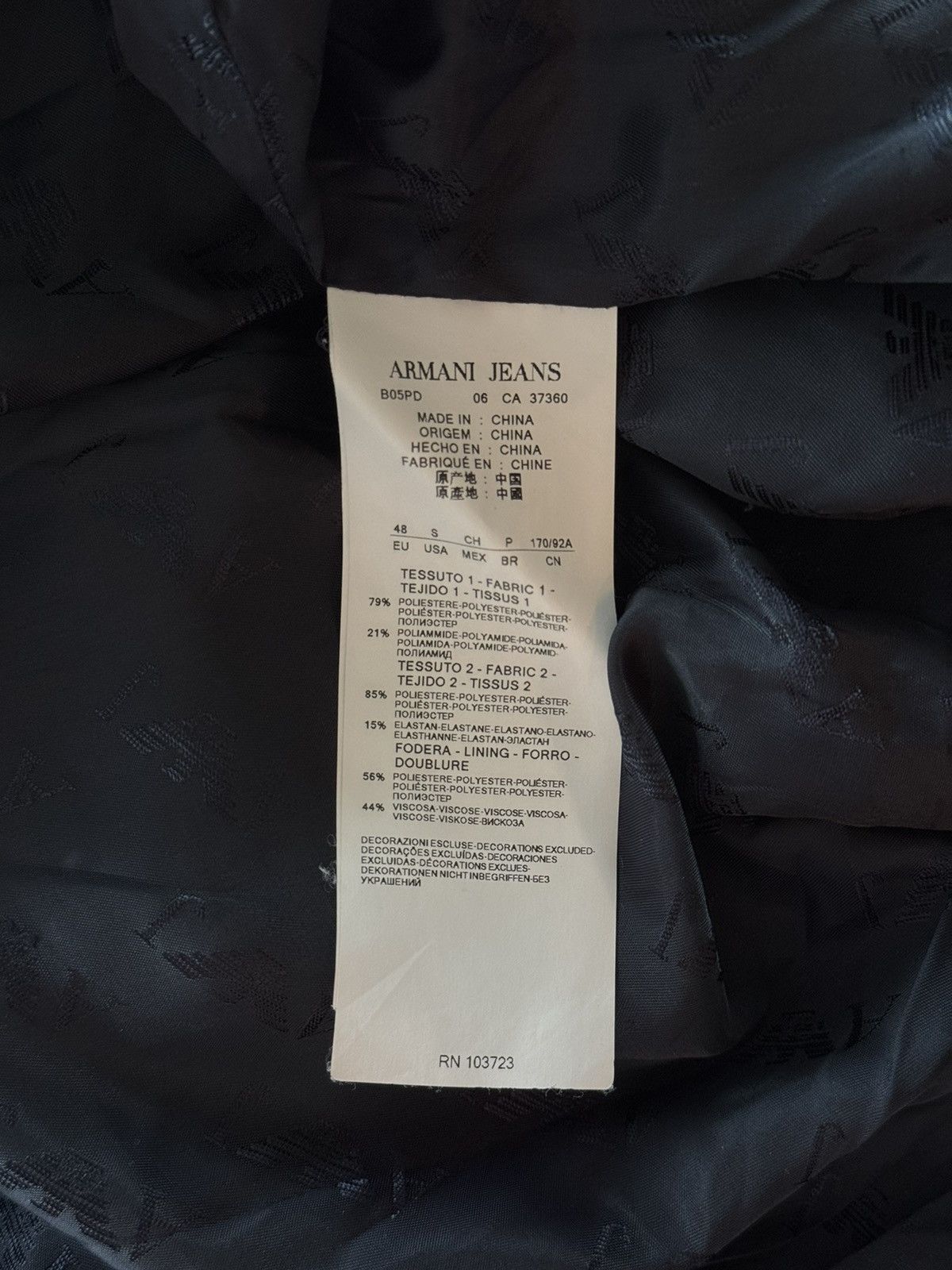 Armani Armani jeans 2000s vintage jacket Y2K Size US S / EU 44-46 / 1 - 10 Thumbnail