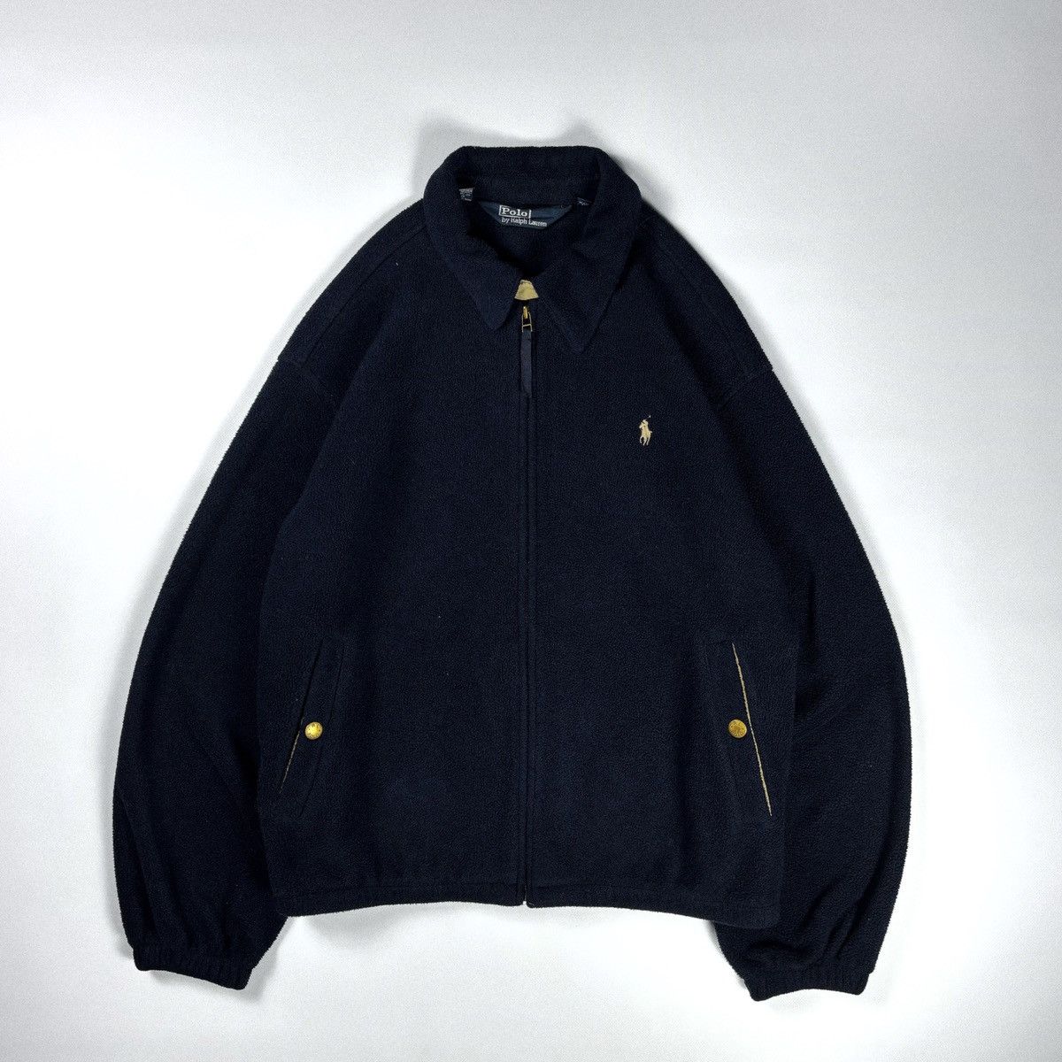 Polo Ralph Lauren 90S Polo Ralph Lauren Fleece Basic Sherpa Light Jacket Size US XXL / EU 58 / 5 - 1 Thumbnail