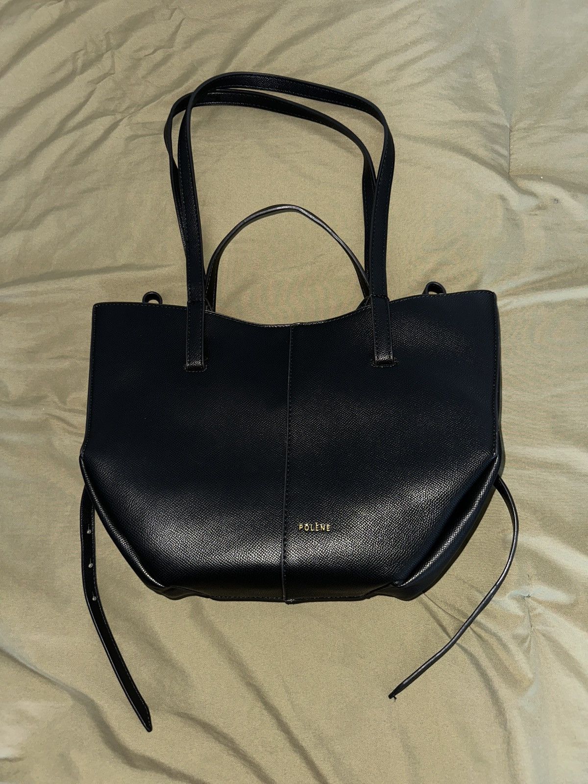 Polene POLÈNE Cyme Mini Black 👜 Size ONE SIZE - 5 Thumbnail