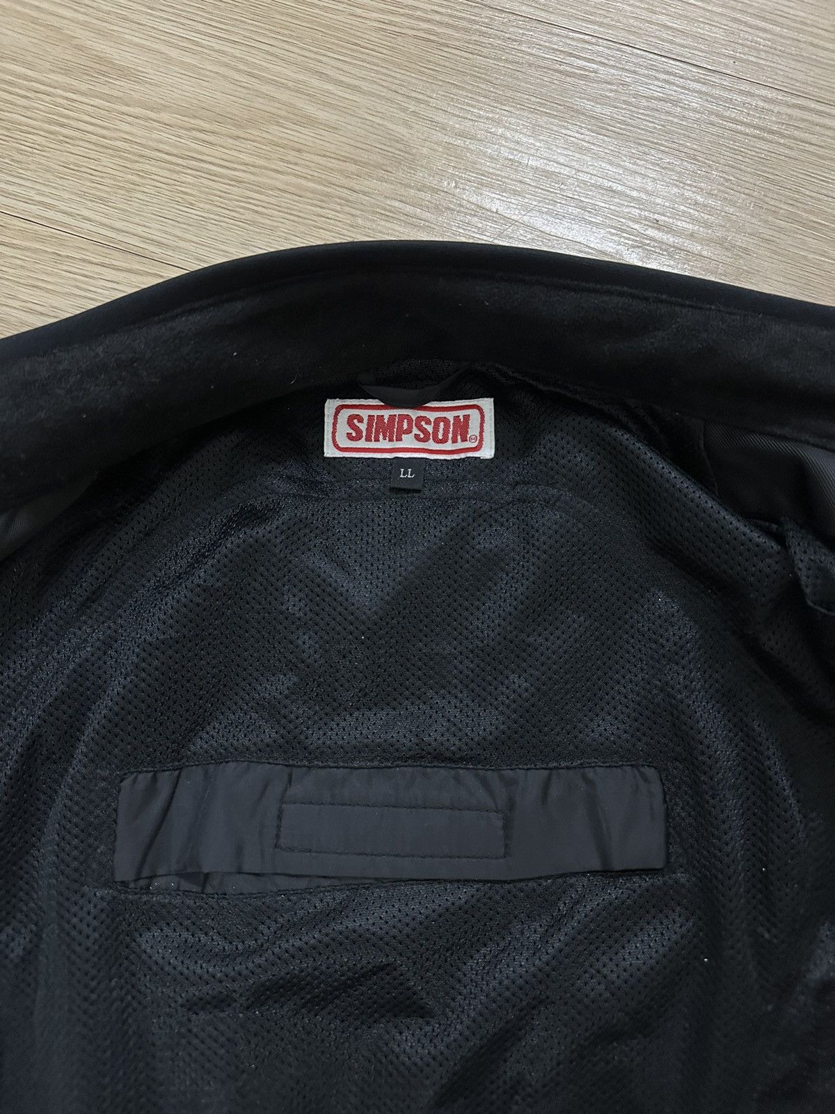 Sports Specialties × Vintage Vintage Team Simpson Racing Motorsport Jacket Bikers Riders Size US XL / EU 56 / 4 - 15 Thumbnail