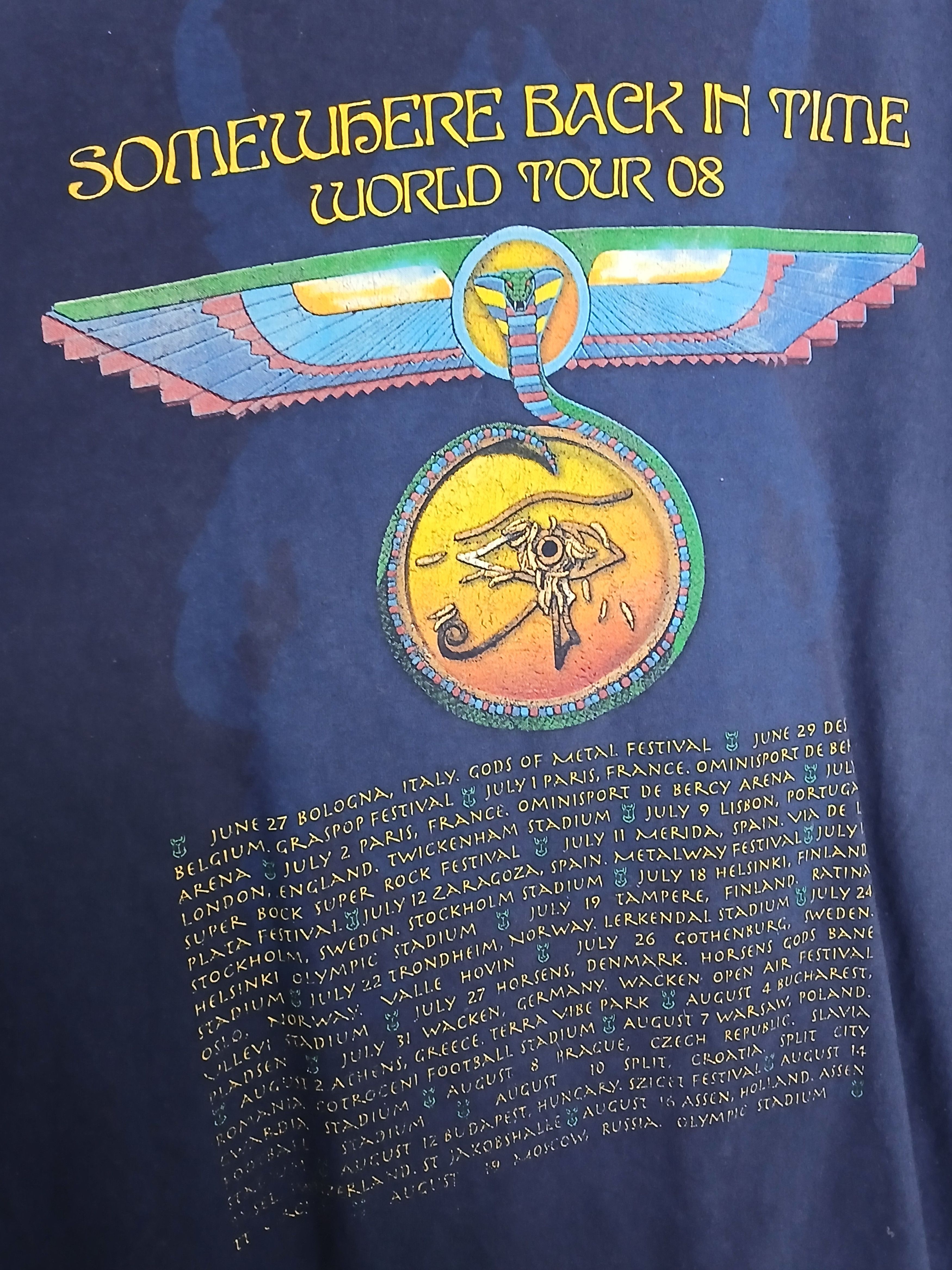 Iron Maiden Iron Maiden Somewhere In Time World Tour 2008 T-Shirt Size US M / EU 48-50 / 2 - 4 Thumbnail