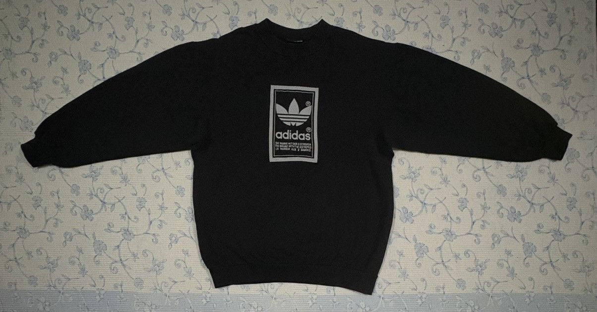 Adidas Adidas Sweatshirt Embroidered Logo Size US M / EU 48-50 / 2 - 1 Thumbnail