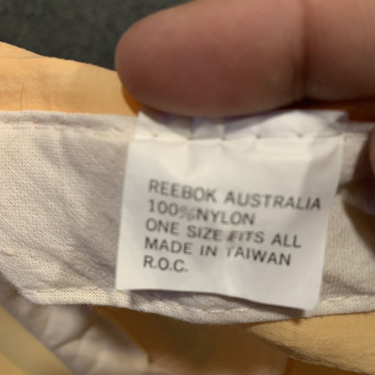 Reebok RARE Vintage 90s Reebok Australia Neon Nylon Snapback - Size ONE SIZE - 7 Thumbnail