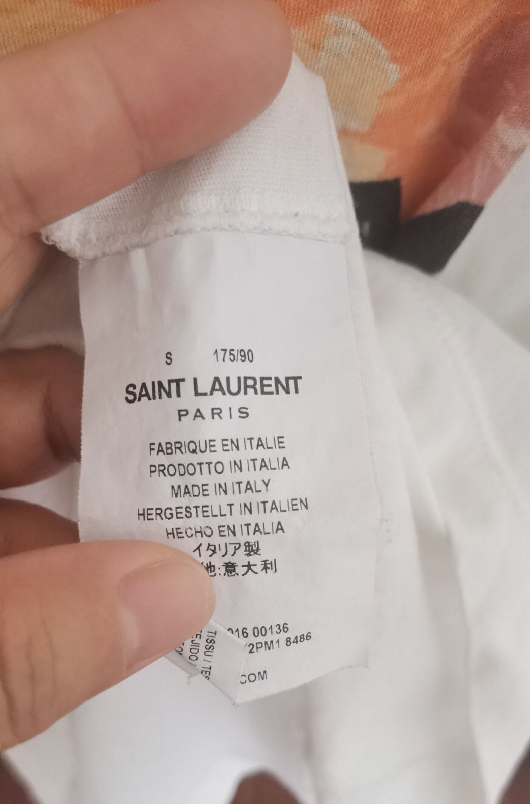Saint Laurent Paris Saint Laurent SLP Baby T-shirt2412-Nextarrow Size US S / EU 44-46 / 1 - 5 Thumbnail