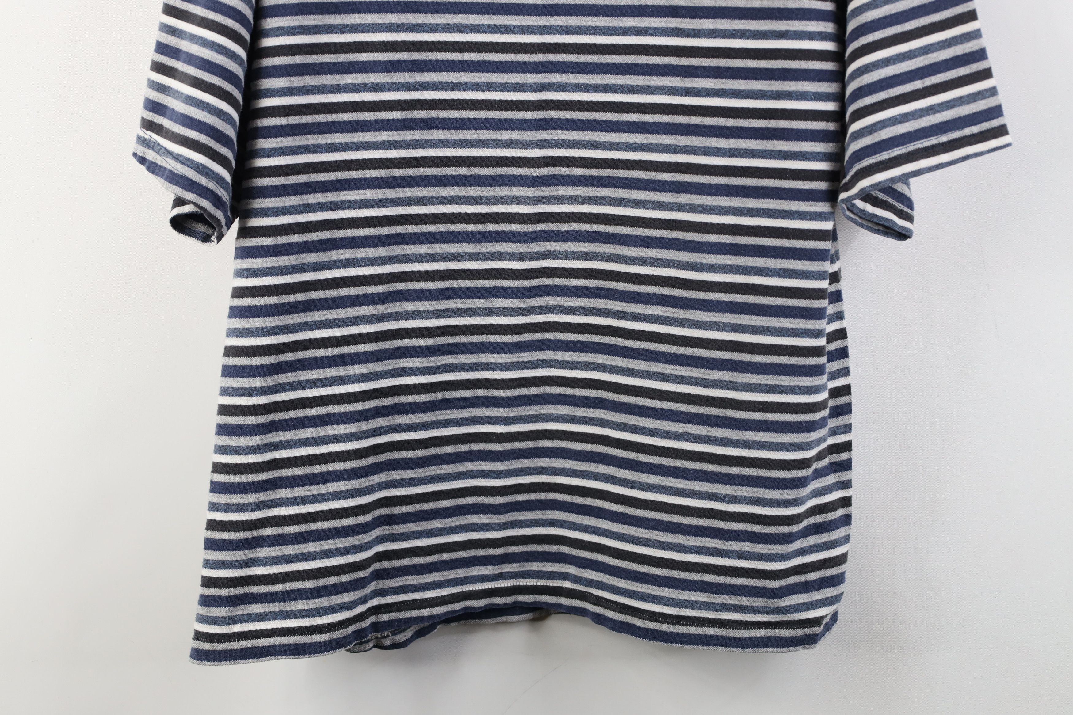 Vintage Vintage 90s Streetwear Ribbed Knit Short Sleeve T-Shirt USA Size US L / EU 52-54 / 3 - 3 Thumbnail