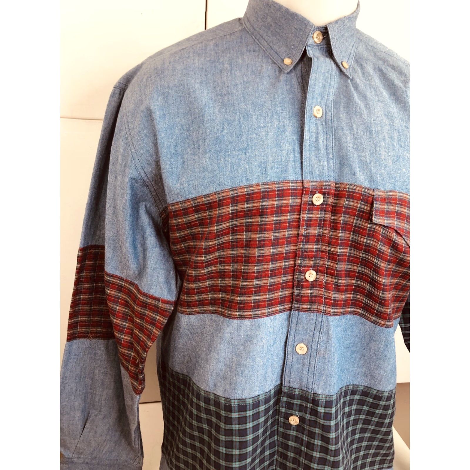 Roper Roper Western Rockabilly Mens L Shirt Size US L / EU 52-54 / 3 - 2 Thumbnail