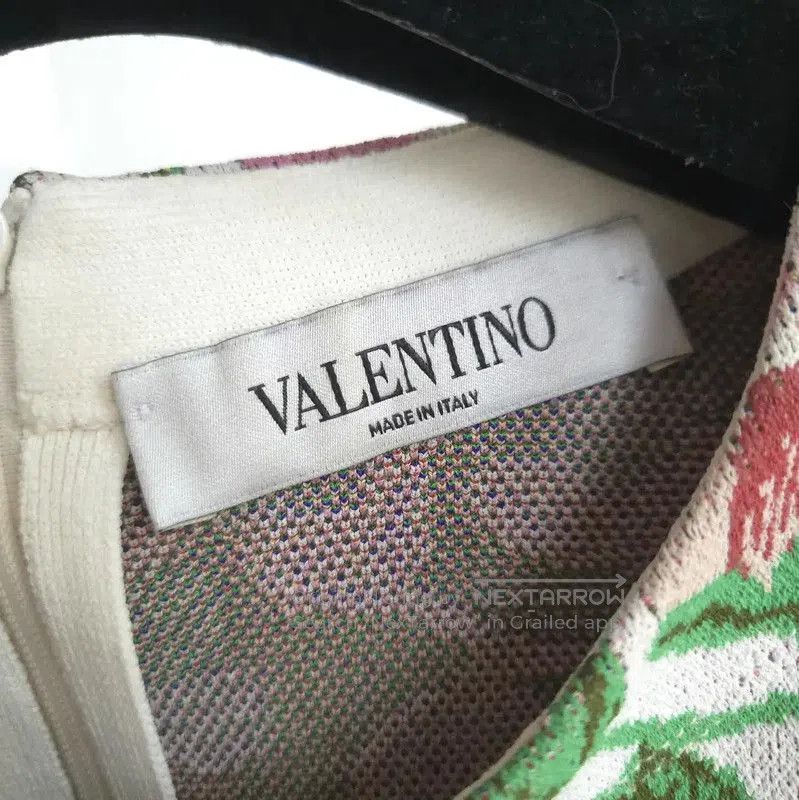 Valentino Valentino Colorful Cotton Floral Short Sleeve Top . Size M / US 6-8 / IT 42-44 - 3 Thumbnail