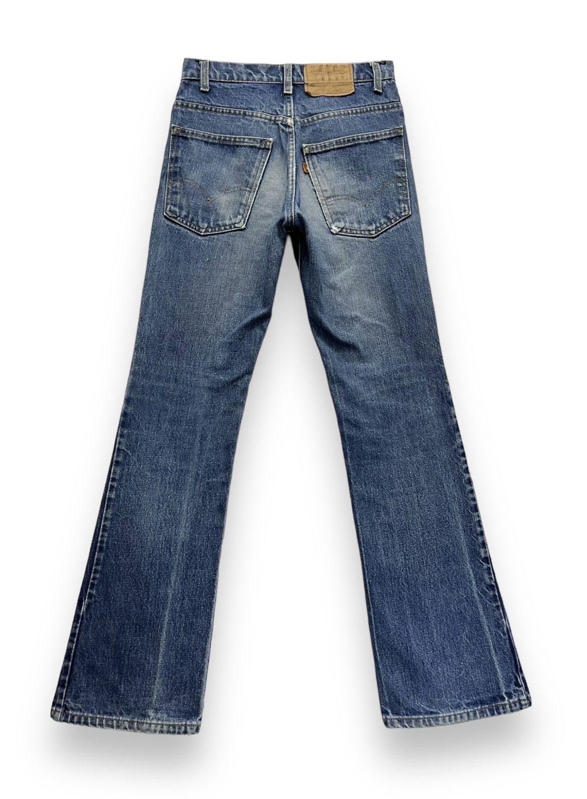 Levi's Vintage Levi’s Orange Tab Distressed Denim Flare Made in USA Size US 27 - 3 Thumbnail