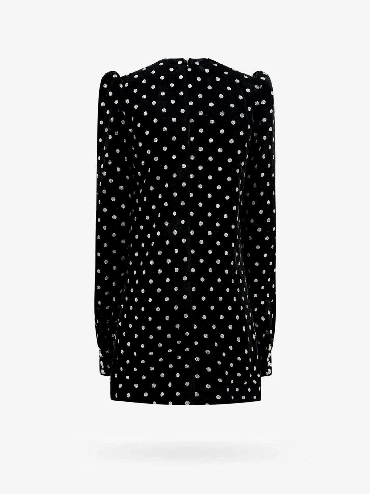Balmain o1y0525 Mini Dress in Black/White Size S / US 4 / IT 40 - 2 Thumbnail
