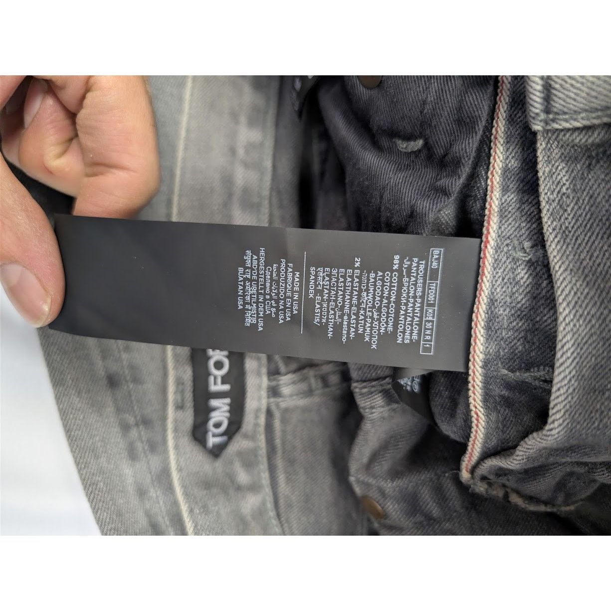 o1rshd1 Denim Jeans in Gray