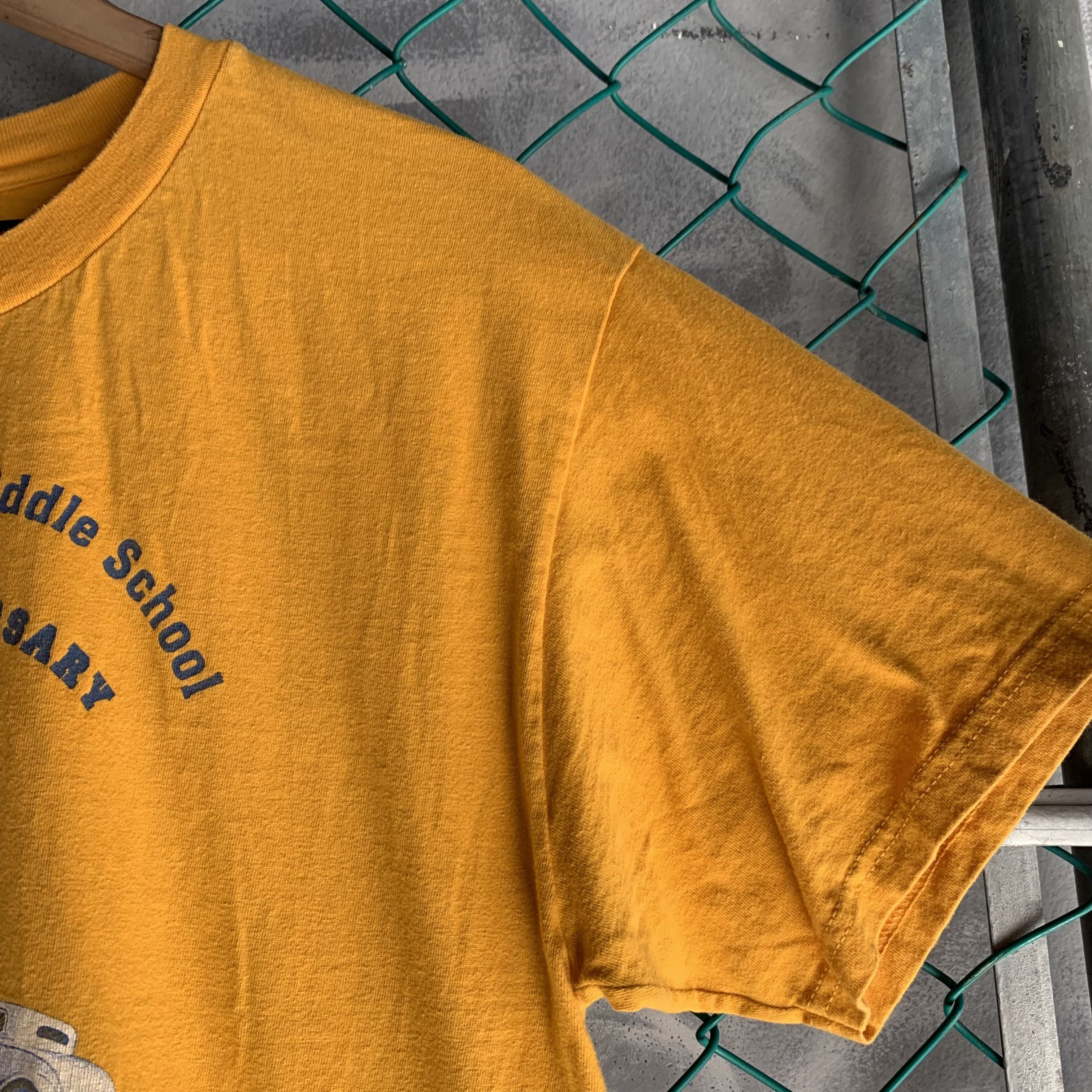 Hanes Hanes Beefy T Shirt Men's Size Large Yellow Size US L / EU 52-54 / 3 - 4 Thumbnail