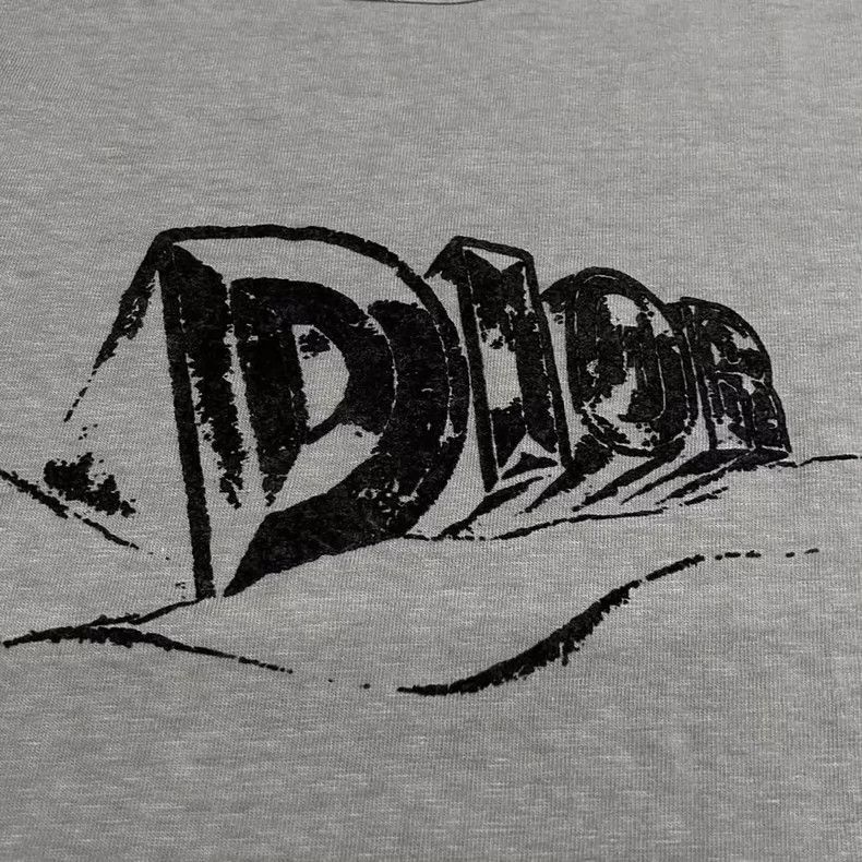 Dior DIOR Logo Short Sleeve Shirt in Gray-2506 Size US XL / EU 56 / 4 - 3 Thumbnail