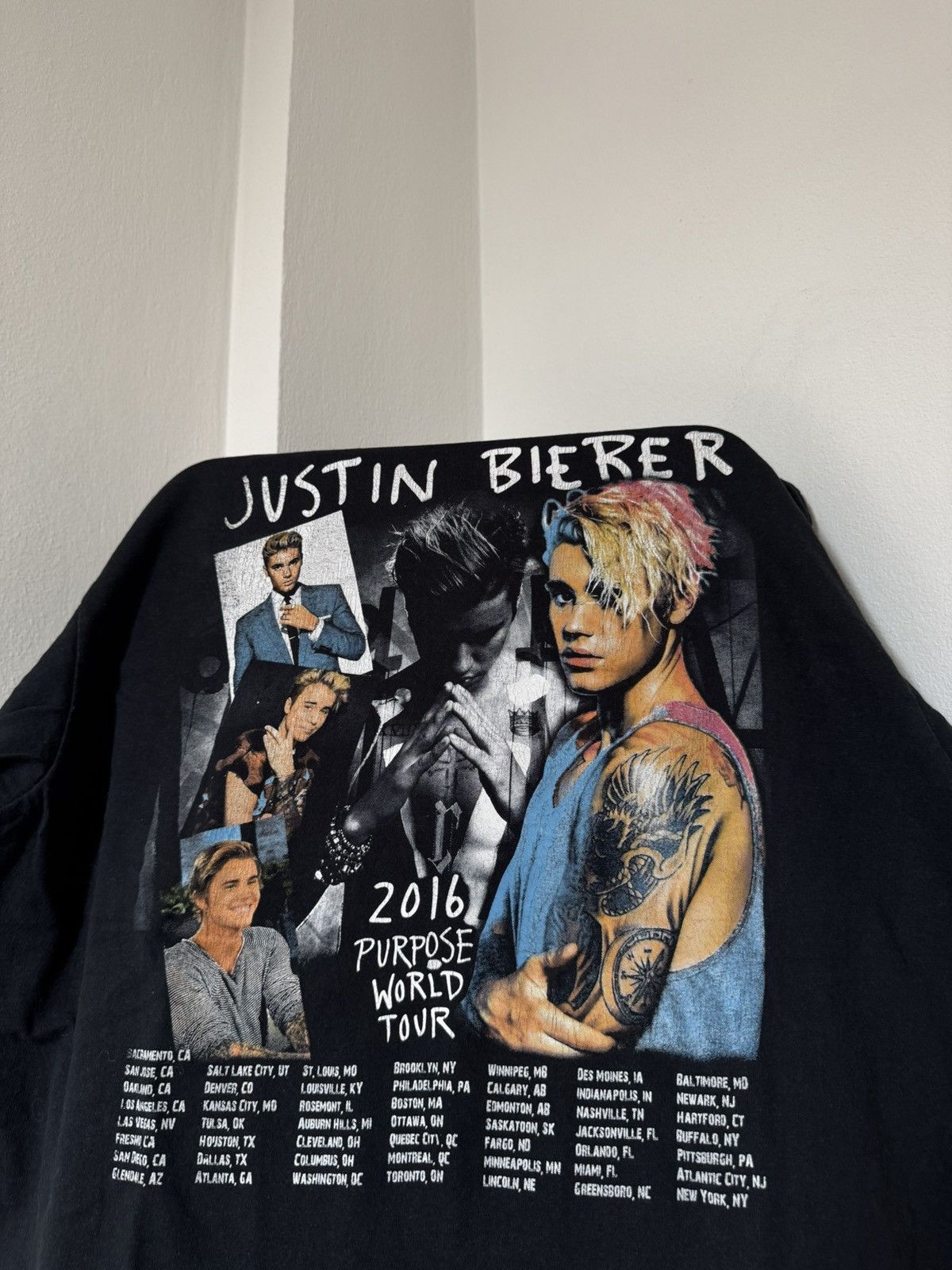 Band Tees × Rap Tees × Vintage Vintage Justin bieber tour t shirt Size US L / EU 52-54 / 3 - 1 Thumbnail
