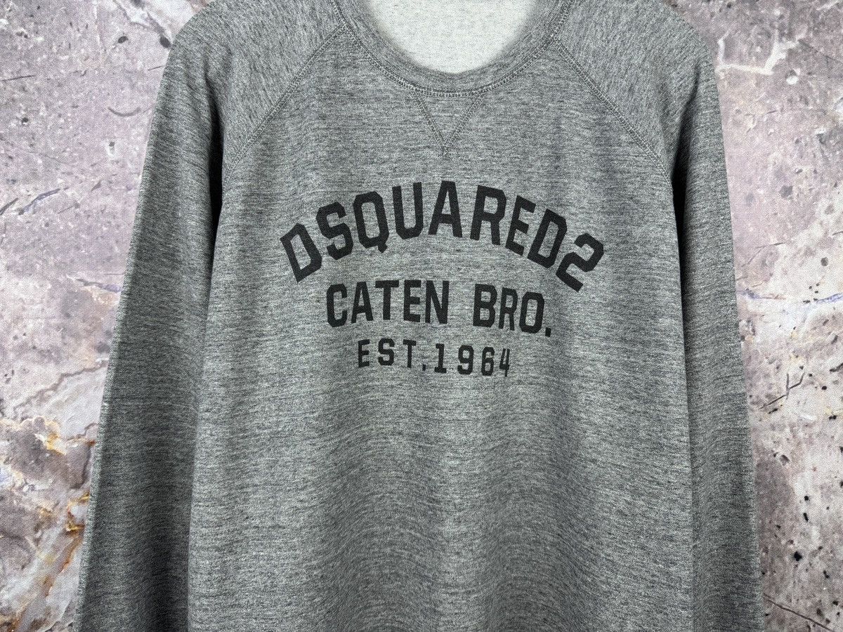 Dsquared2 Dsquared2 Caten Bros Sweatshirt Mens Gray Pullover Size XXXL Size US XXL / EU 58 / 5 - 3 Thumbnail