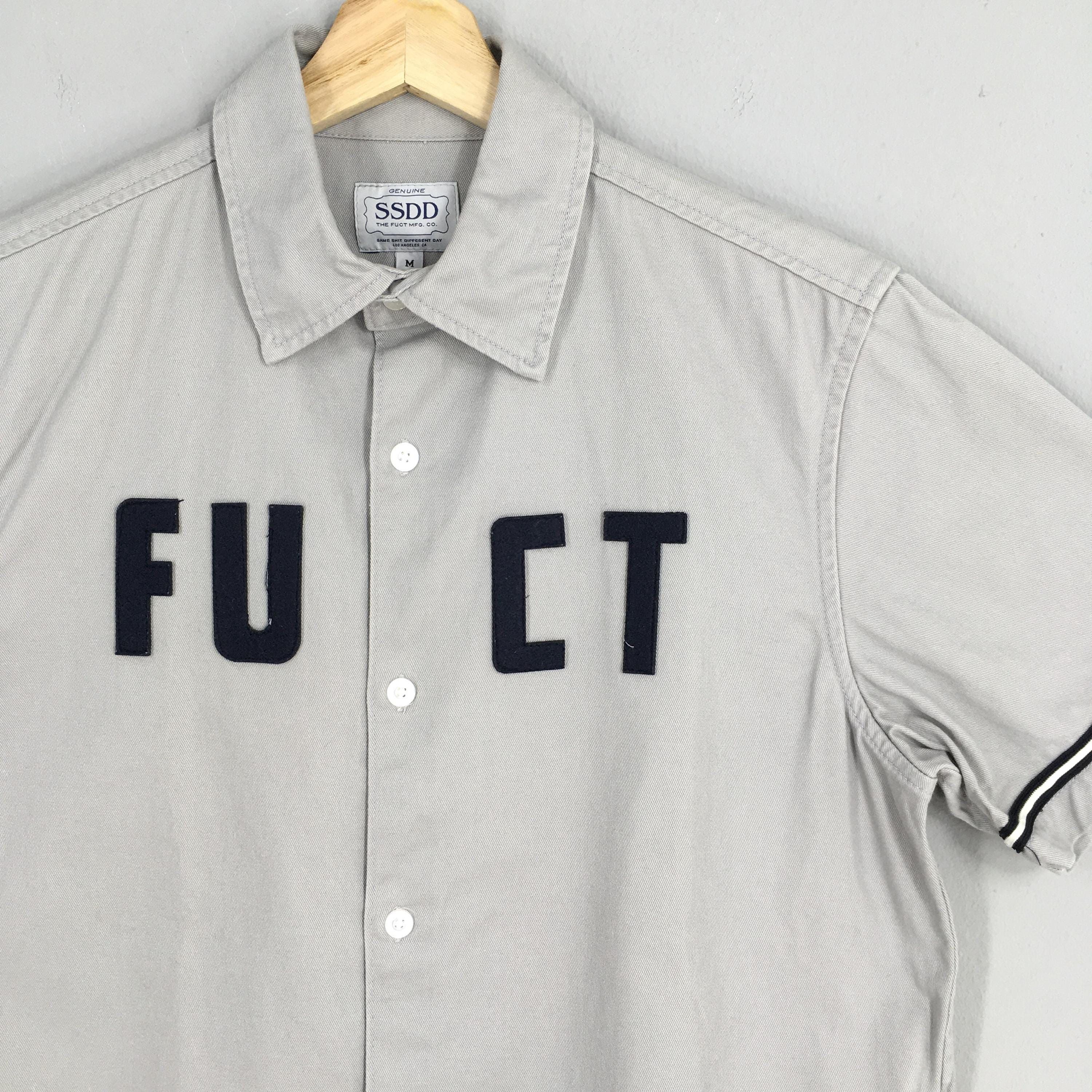 FUCT Vintage Fuct SSDD Skateboard Gray Shirt Medium Size US M / EU 48-50 / 2 - 2 Thumbnail