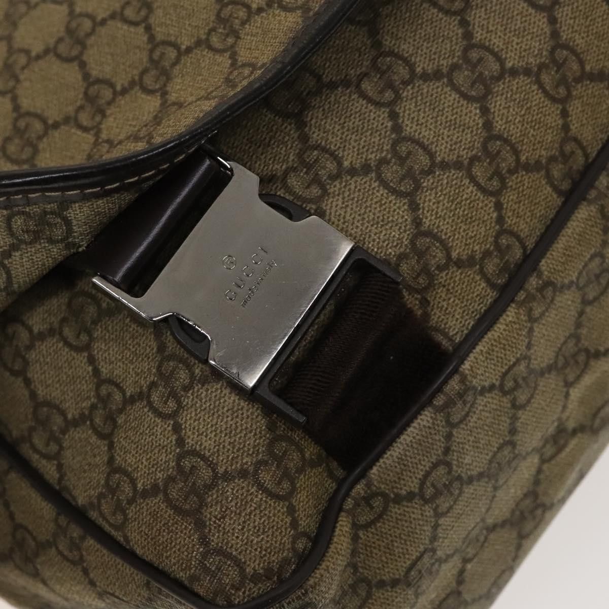 Gucci GUCCI GG Supreme Shoulder Bag Pvc Beige Silver Size ONE SIZE - 16 Thumbnail